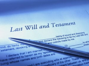 last will & testament