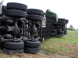 semi truck crash NM