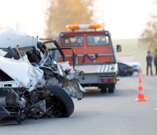 aftermath of a tow truck accident with fatalities