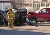 Paradise Hills Hit-And-Run Kills Two, Injures Two Emergency medic assists victims of accident
