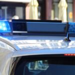 Police sirens slashing at scene of incident