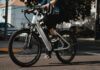 San Diego E-bike Filled Shipping Container Catches Fire White e-bike depicted on road