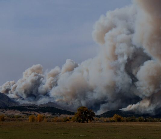 Bonny Fire Destroys Structure, Threatens Others Fire depicted sweeping over terrain