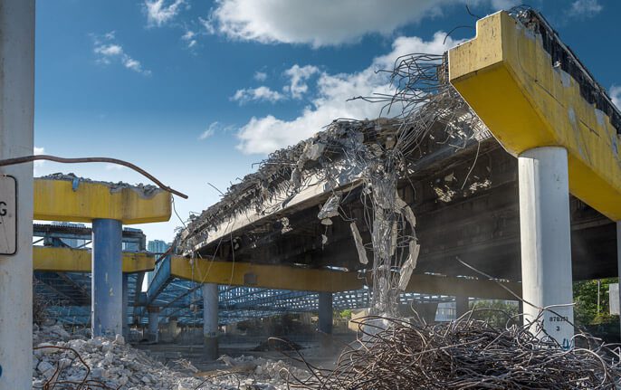 bridge collapsed