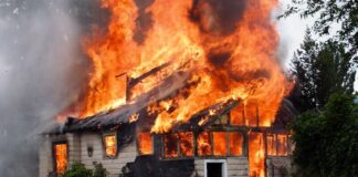 Residential Fire Burns Six Homes on East Bell Street in Pasadena