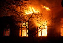 facility on fire