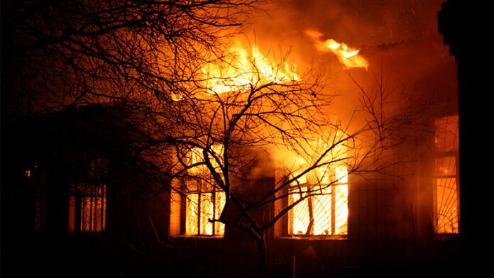 facility on fire