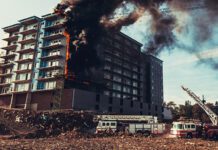 apartment fire