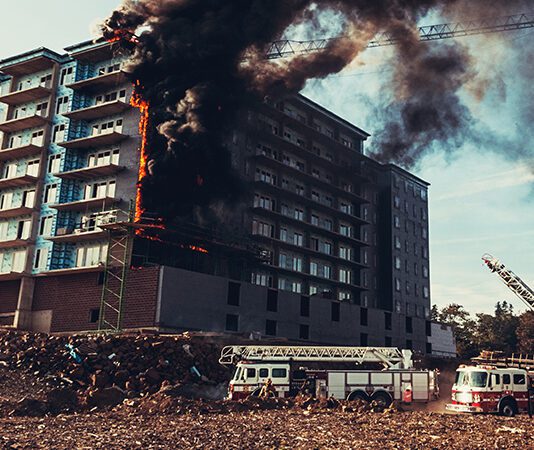 apartment fire