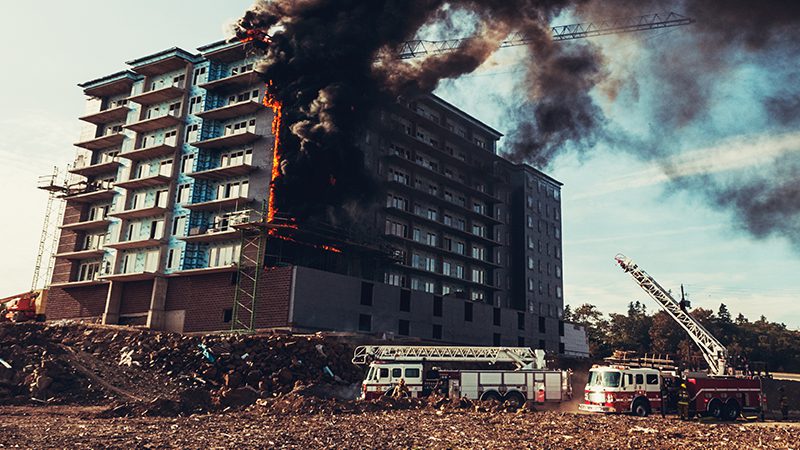 apartment fire