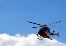Helicopter Crashes Into Pedestrian Bridge in Huntington Beach