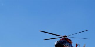 Helicopter Crashes Into Pedestrian Bridge in Huntington Beach