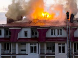 apartment fire